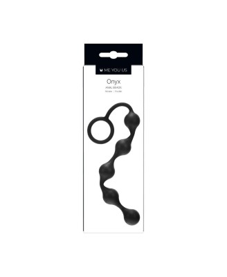 Plug/kulki-Onyx Silicone Anal Beads