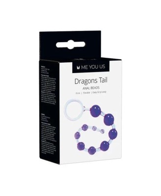 Plug/kulki- Me You Us Dragonz Tail Anal Beads Violet
