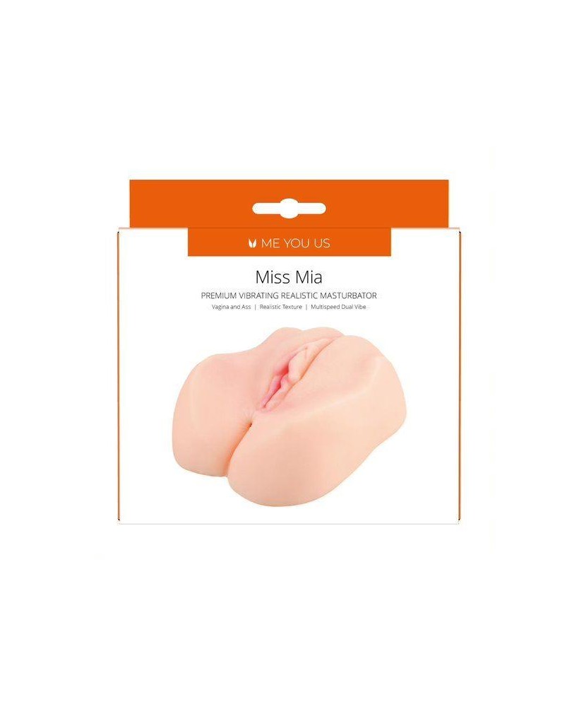 Masturbator- Me You Us Miss Mia Premium Vibrating Realistic Masturbator Flesh