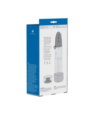 Me You Us Platinum Duo Automatic Pump Masturbator Clear/Black