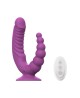 Teazers - Double Vibrator with Suction Cup and Remote - Purple