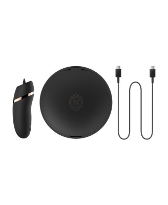 Rosy Gold – Licking Stimulator with Luxury Charging Case – Black
