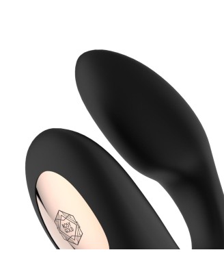 Rosy Gold – C-Shape Vibrator with Luxury Charging Case – Black