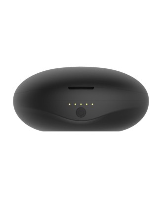 Rosy Gold – C-Shape Vibrator with Luxury Charging Case – Black