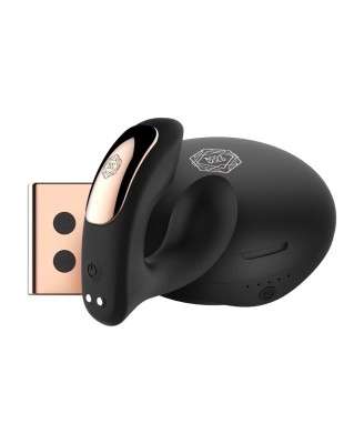 Rosy Gold – Wearable Vibrator with Luxury Charging Case – Black
