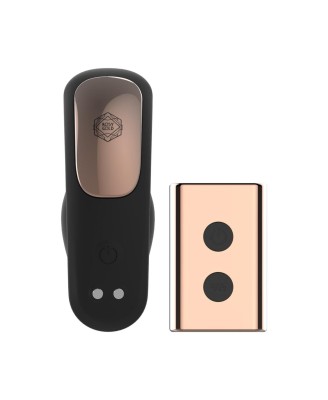Rosy Gold – Wearable Vibrator with Luxury Charging Case – Black