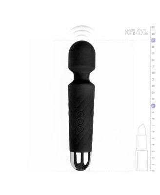 EasyToys Mini Wand Vibrator - mini masażer typu różdżka czarny
