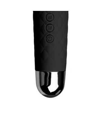 EasyToys Mini Wand Vibrator - mini masażer typu różdżka czarny