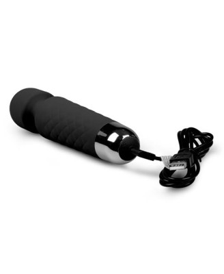 EasyToys Mini Wand Vibrator - mini masażer typu różdżka czarny