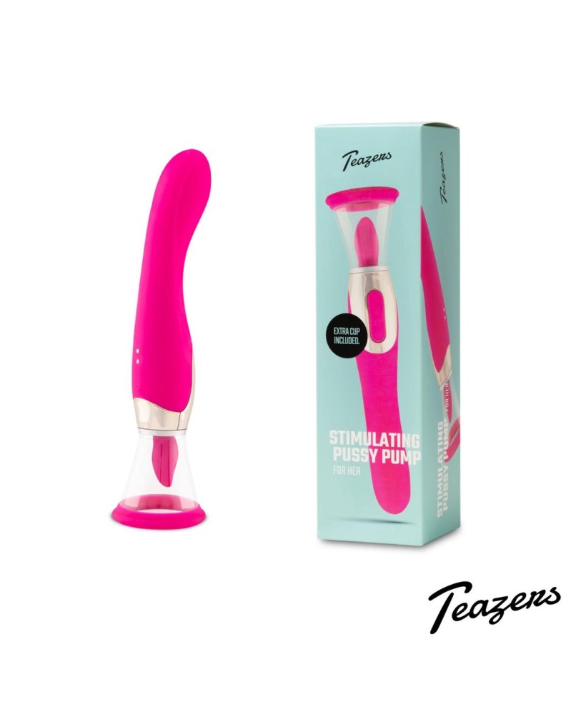 Pleasure Pump With G-Spot Vibrator - Pink