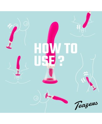 Pleasure Pump With G-Spot Vibrator - Pink