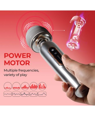 WAND MASSAGERS SHINING METALLIC LUSTER
