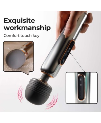 WAND MASSAGERS SHINING METALLIC LUSTER