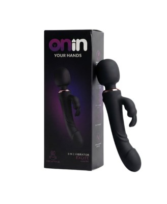Rabbit vibrator - black