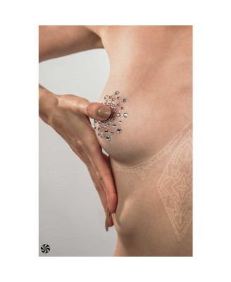 Chest Stickers Burlesqe Rowland White