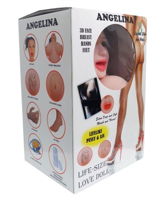 Lalka- ANGELINA 3D - Vibrating