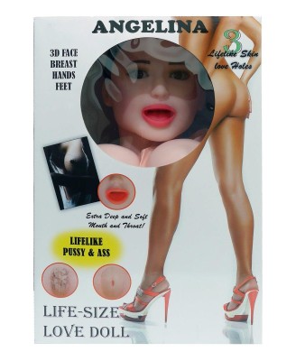 Lalka- ANGELINA 3D - Vibrating