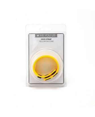 Me You Us Yellow Silicone Cock Strap