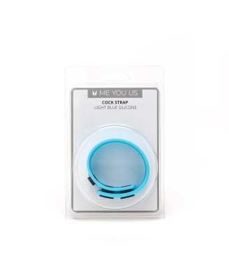Me You Us Light Blue Silicone Cock Strap