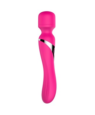 Stymulator - B - Series - Silicone Dual Massager Pulsator USB 7+7 Function (Pink)