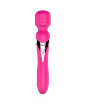Stymulator - B - Series - Silicone Dual Massager Pulsator USB 7+7 Function (Pink)