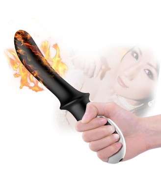 Wibrator-Silicone Prostate / G-spot Massager USB 10 Function / Heating