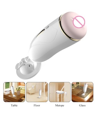 Masturbator-Vibrating Masturbation Cup USB 7 + Interactive Function / Talk Mode
