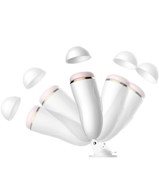 Masturbator-Vibrating Masturbation Cup USB 7 + Interactive Function / Talk Mode