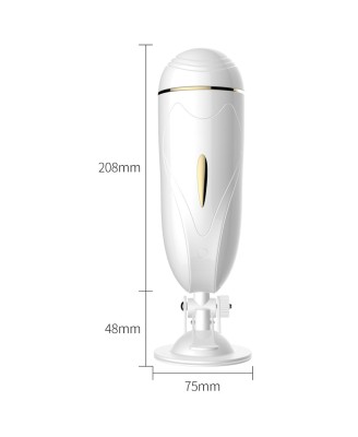 Masturbator-Vibrating Masturbation Cup USB 7 + Interactive Function / Talk Mode