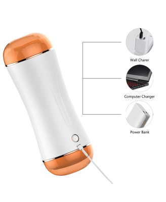 Masturbator - B - Series - Vibrating Masturbation Cup USB 10 function + Interactive Function / Double Ends