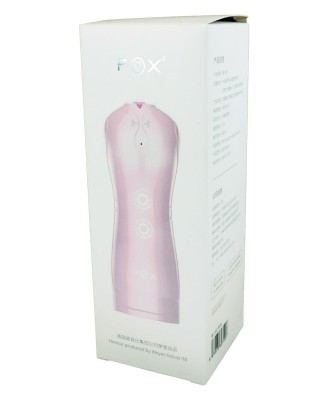 Masturbator-Vibrating and Flashing Masturbation Cup USB 7+7 Function / Talk Mode (Pink)