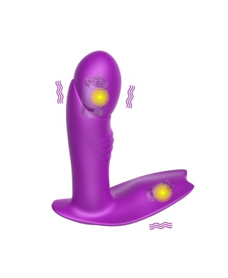 Stymulator - B - Series - Silicone Panty Vibrator USB 7 Function / Heating / Impact function