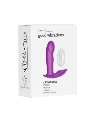 Stymulator - B - Series - Silicone Panty Vibrator USB 7 Function / Heating / Impact function