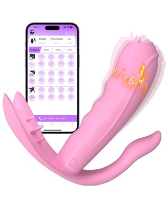 Silicone Vibrator 7 vibration modes - Heating + APP