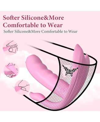 Silicone Vibrator 7 vibration modes - Heating + APP