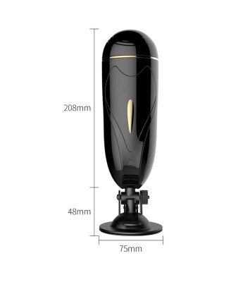 Masturbator-Vibrating Masturbation Cup USB 7 + Interactive Function / Talk Mode
