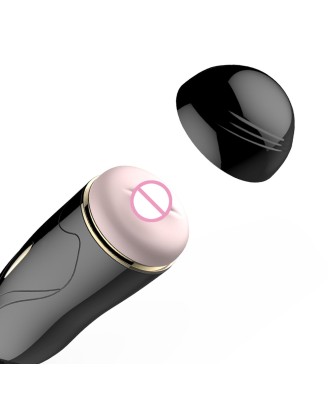 Masturbator-Vibrating Masturbation Cup USB 7 + Interactive Function / Talk Mode