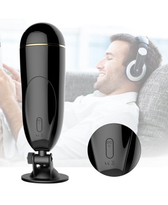 Masturbator-Vibrating Masturbation Cup USB 7 + Interactive Function / Talk Mode