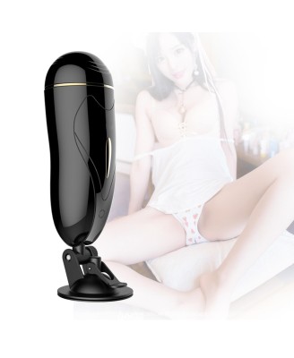 Masturbator-Vibrating Masturbation Cup USB 7 + Interactive Function / Talk Mode