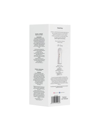 Masturbator - B - Series - Vibrating and Flashing Masturbation Cup USB 7+7 Function / Talk Mode (White)