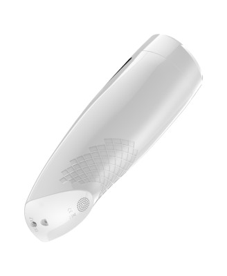 Masturbator-Vibrating, Rotating and Flashing Masturbation USB 10+10 Function / Talk Mode