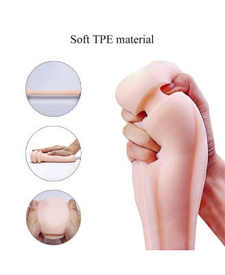 Masturbator-Vibrating Masturbation Cup USB 7 function + Interactive Function / Double Ends