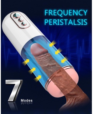 Masturbator-Vibration 7, 7 Sucking modes, Hand