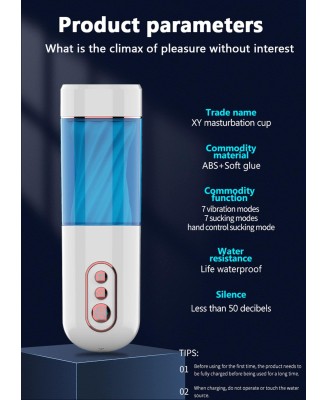 Masturbator-Vibration 7, 7 Sucking modes, Hand
