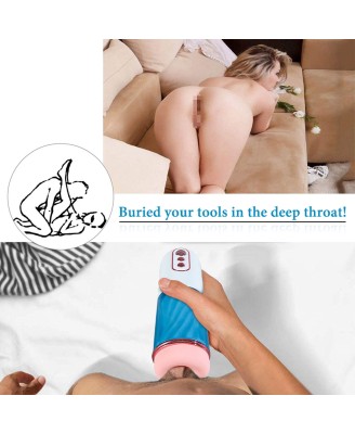Masturbator-Vibration 7, 7 Sucking modes, Hand