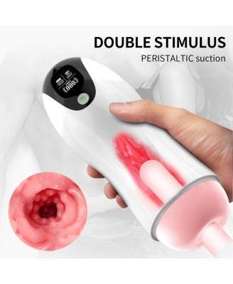 Masturbator-Vibration 8 Vibration modes + Interactive function