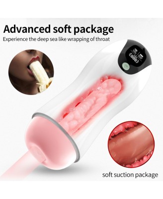 Masturbator-Vibration 8 Vibration modes + Interactive function