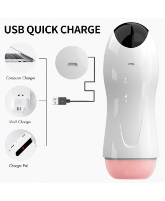 Masturbator-Vibration 8 Vibration modes + Interactive function