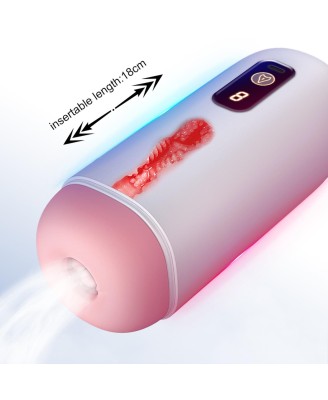 Masturbator- USB Rechargeable, 8 vibration functions