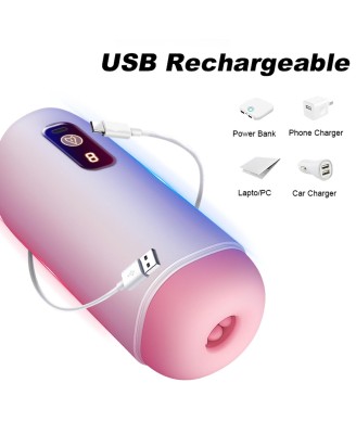 Masturbator- USB Rechargeable, 8 vibration functions